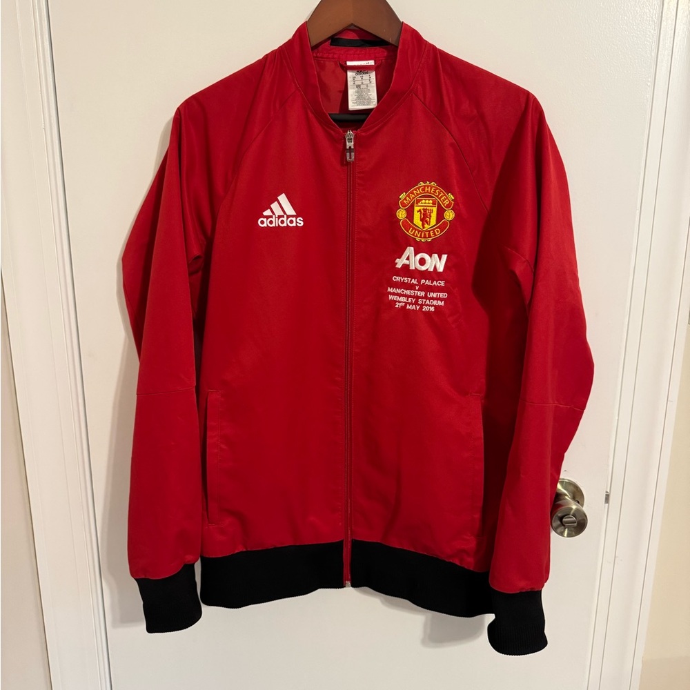 Men's Adidas Manchester United FC Anthem Jacket Size M